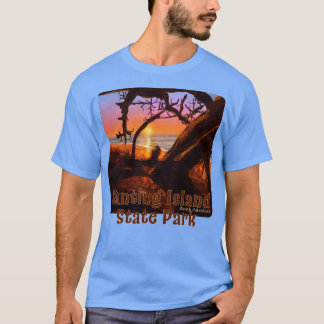 Camiseta Atardecer En El Parque Estatal Hunting Island