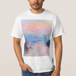 Camiseta Atardecer en el Sena Claude Monet