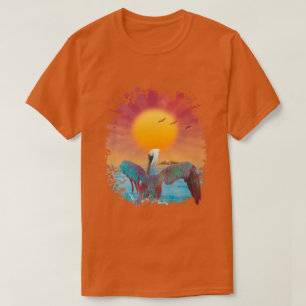 CAMISETA ATARDECER EN LA ISLA DE LOS PELÍCANOS