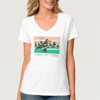 Camiseta Atardecer en la Montaña Leave No Trace