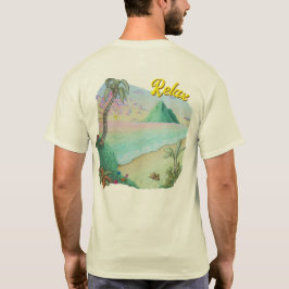 Camiseta Atardecer en playa tropical