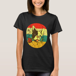Camiseta Atardecer francés de perro Bulldog