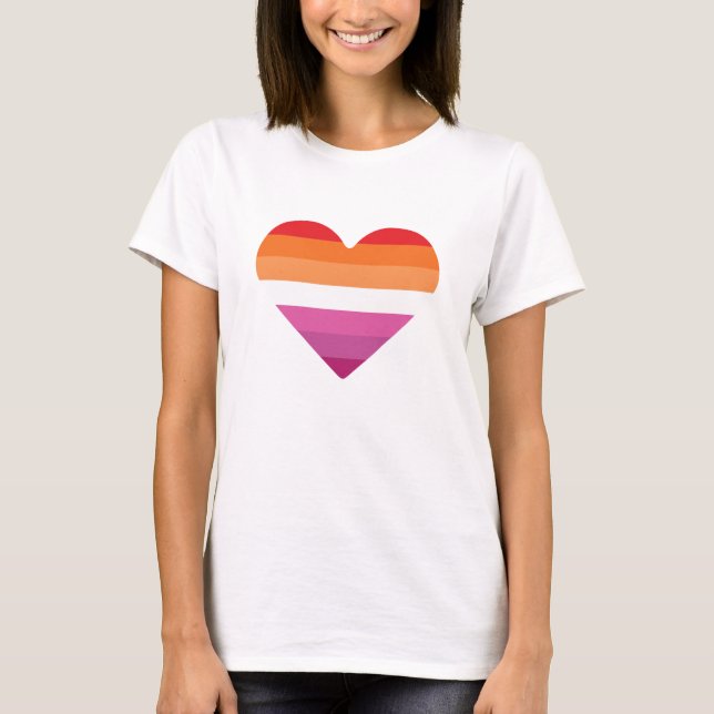 Camiseta Atardecer lésbico Atardecer (Anverso)