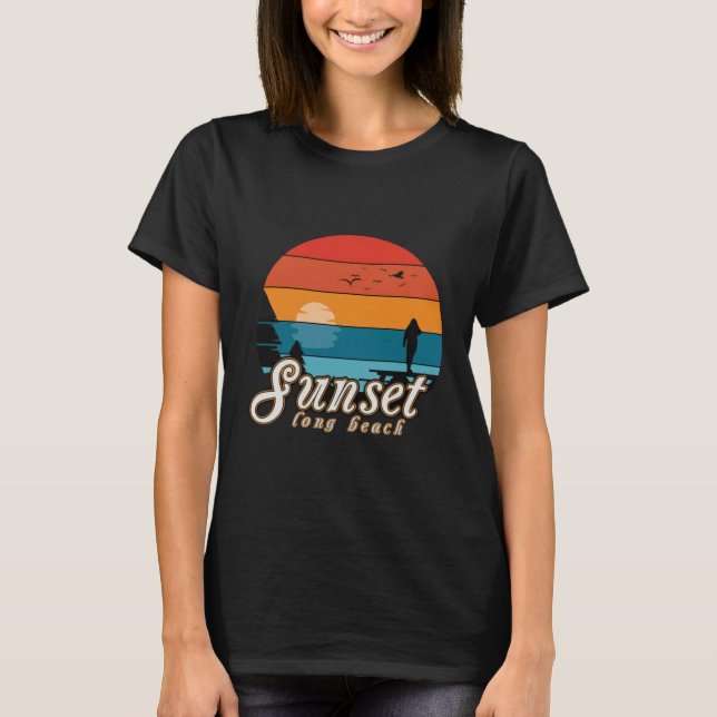 Camiseta Atardecer Long Beach  (Anverso)