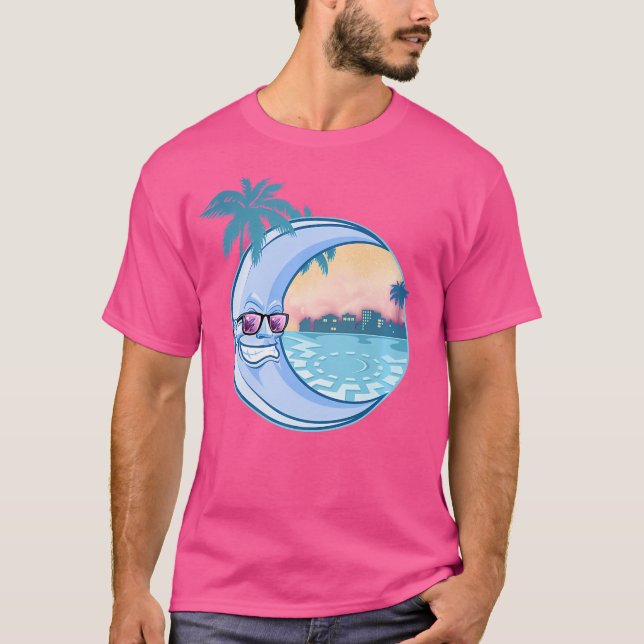Camiseta Atardecer Oceánico Nostálgico Mac Tonight (Anverso)