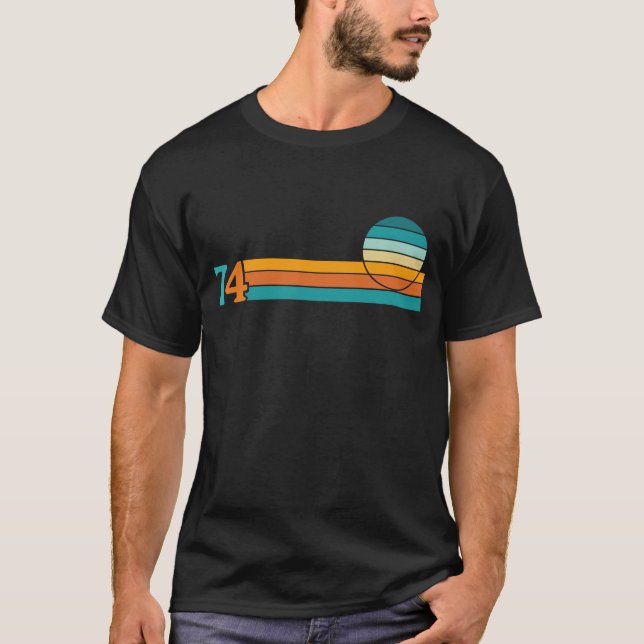 Camiseta Atardecer Retro 74 (Anverso)
