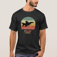 Atardecer retro, Avión de caza, Piloto, Aviación