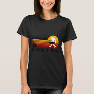 Camiseta Atardecer retro de la pesca de cabeza de acero cro