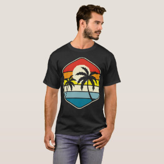 Camiseta Atardecer retro vintage Unisex