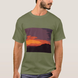 Camiseta Atardecer simplificado