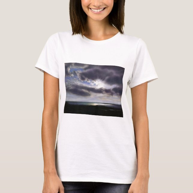 Camiseta Atardecer sobre el lago (Anverso)