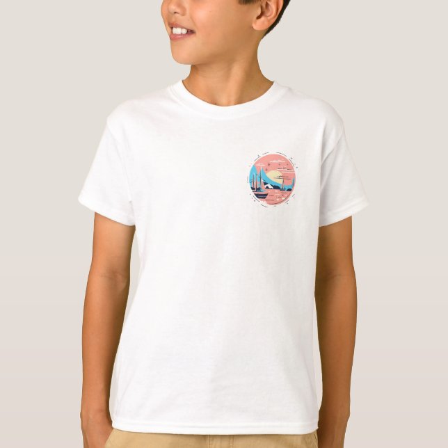 Camiseta Atardecer sobre las montañas (Anverso)