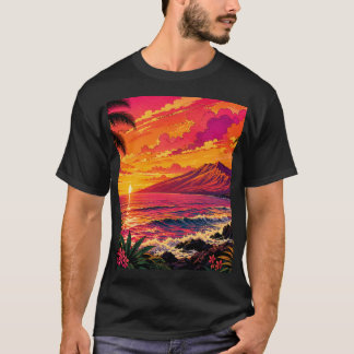 Camiseta Atardecer Tropical