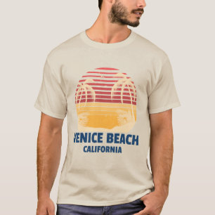 Camiseta Atardecer vintage de Venice Beach California Surf