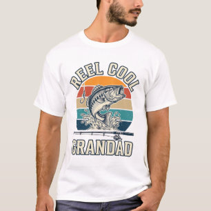 Camiseta Atardecer Vintage Pesca Abuelo Genial Car
