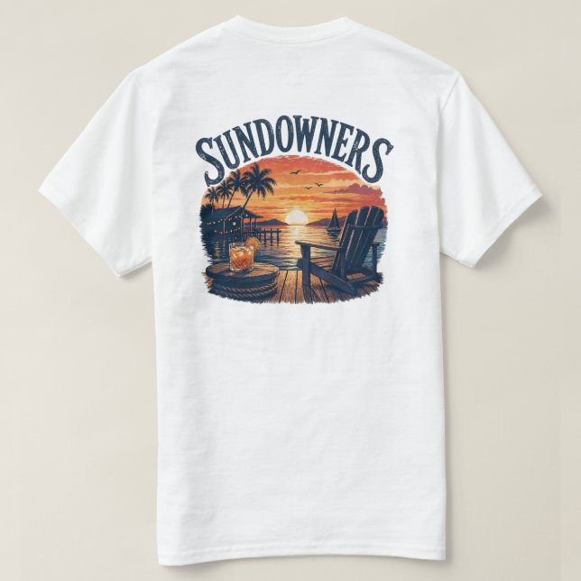 Camiseta Atardeceres (Reverso del diseño)