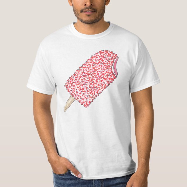 Camiseta Atarta de fresa rápida Popsicle Tee Shirt (Anverso)