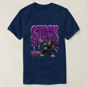 Camiseta Atascado No puedo moverme Divertido Sarcástico