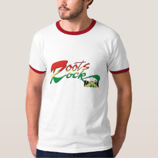 Camiseta atasco de la roca de las raíces