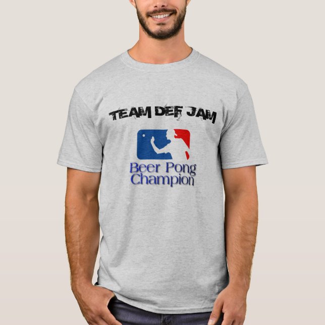 Camiseta ATASCO del EQUIPO DEF - modificado para requisitos (Anverso)