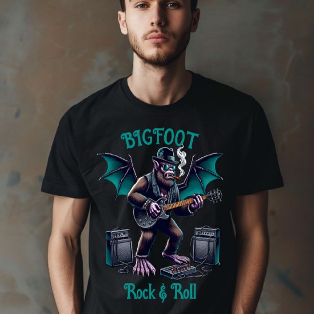 Camiseta Atasco nocturno de rock y rock de Bigfoots (Subido por el creador)