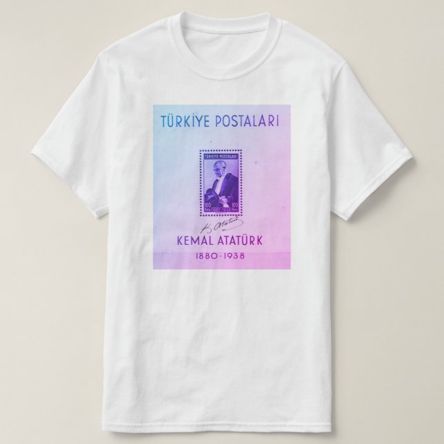 Camiseta Atatürk (Diseño del anverso)
