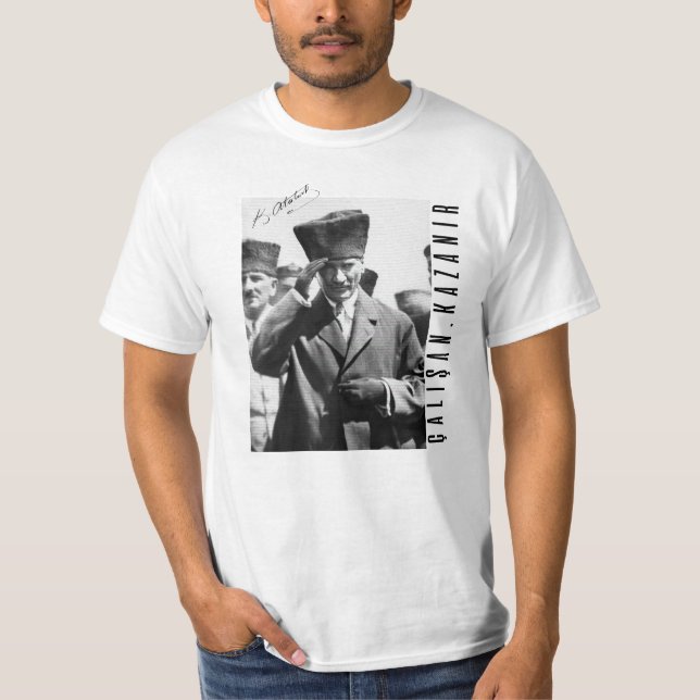 Camiseta Atatürk Zitat  (Anverso)