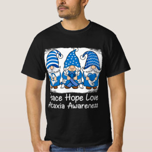 Camiseta Ataxia Apoyo gnomas con cinta Ataxia Azul Awar