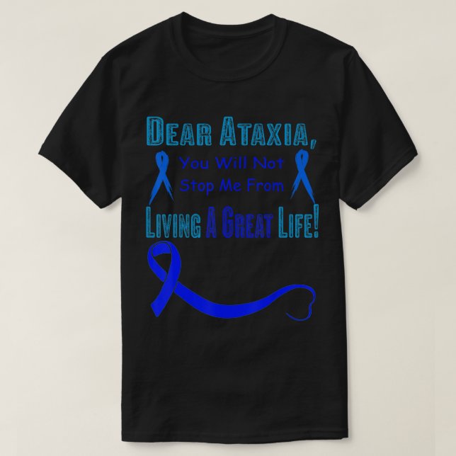 Camiseta Ataxia Awareness T-Shirt107 (Diseño del anverso)