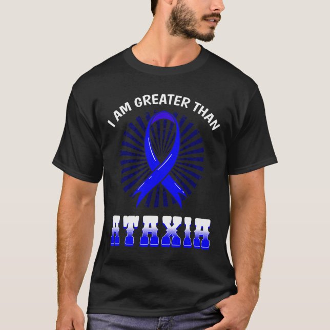 Camiseta Ataxia Conciencia Rótulo neurológico Hemiataxia Az (Anverso)