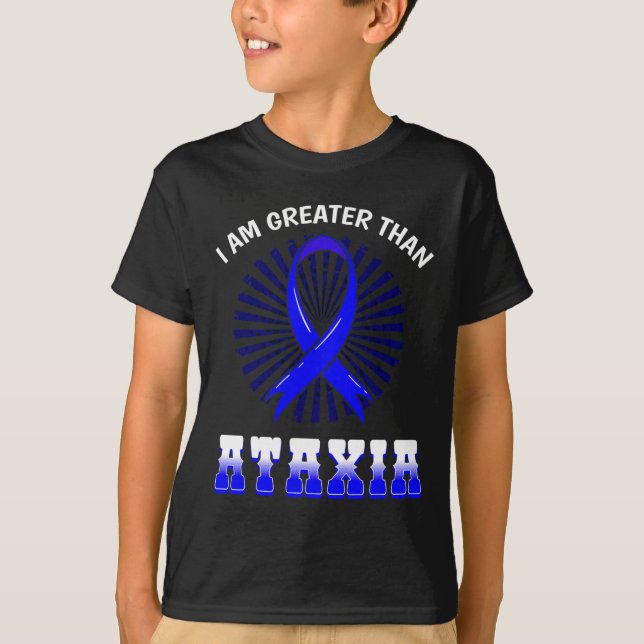 Camiseta Ataxia Conciencia Rótulo neurológico Hemiataxia Az (Anverso)