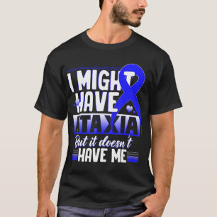 Camiseta Ataxia Rótulo neurológico Hemiataxia Cinta azul Ne