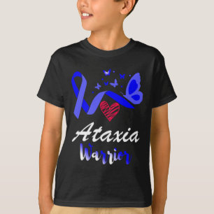 Camiseta Ataxia Warrior Butterfly Admite Conciencia