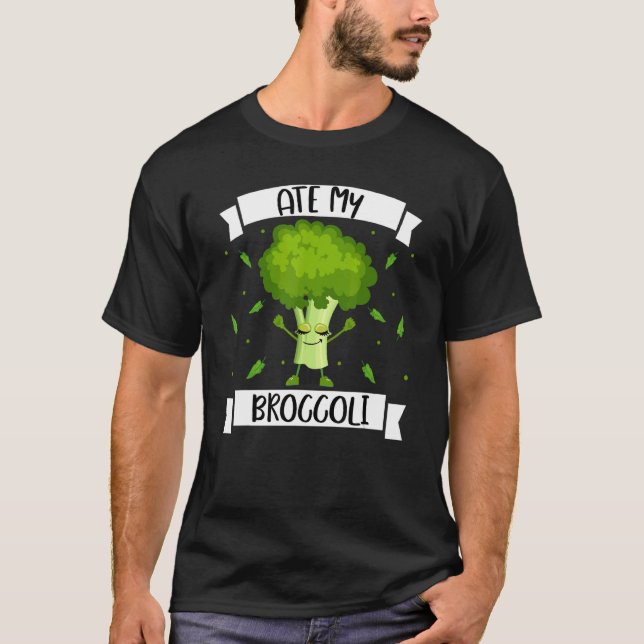 Camiseta Ate My Broccoli Vegetarian (Anverso)