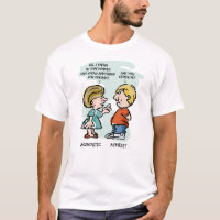 Camiseta atea contra agnóstica