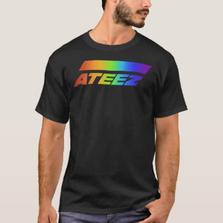 Camiseta Ateez Rainbow Logo Classic T-Shirt