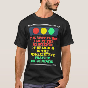 Camiseta Ateísmo Ateo Existencia De Religión Inexistente