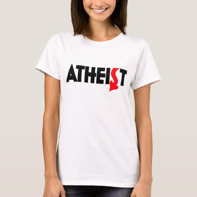 Camiseta  ATEISTA: Sin "colas altas" - (Anverso)
