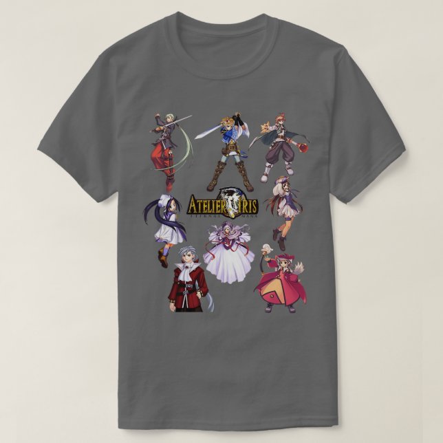 Camiseta atelier iris 5 (Diseño del anverso)