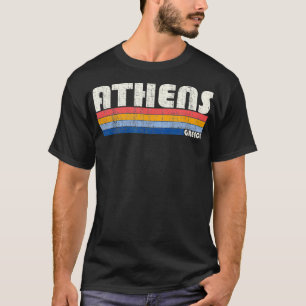 Camiseta Atenas Grecia estilo años 80