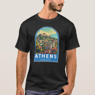 Camiseta Atenas Grecia Viajes arte Vintage