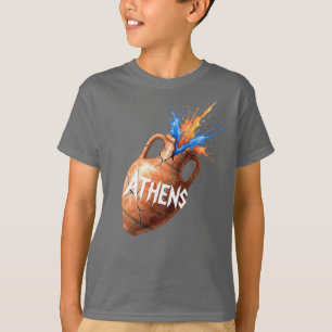 Camiseta Atenas misteriosa, ánfora antigua, de Natasha Us