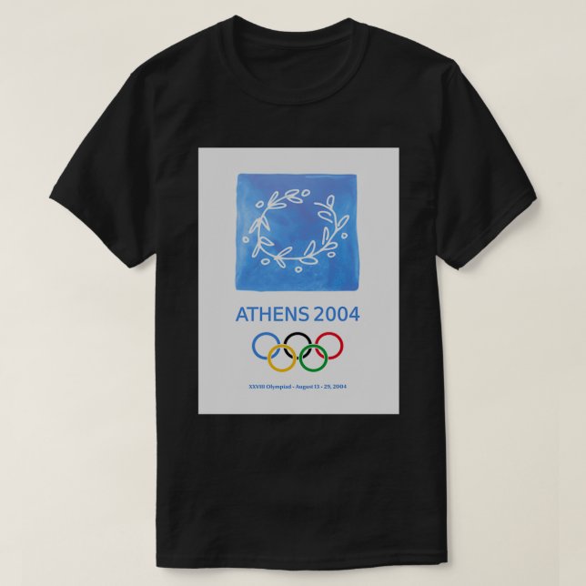 Camiseta Atenas Olímpica 2004 (Diseño del anverso)
