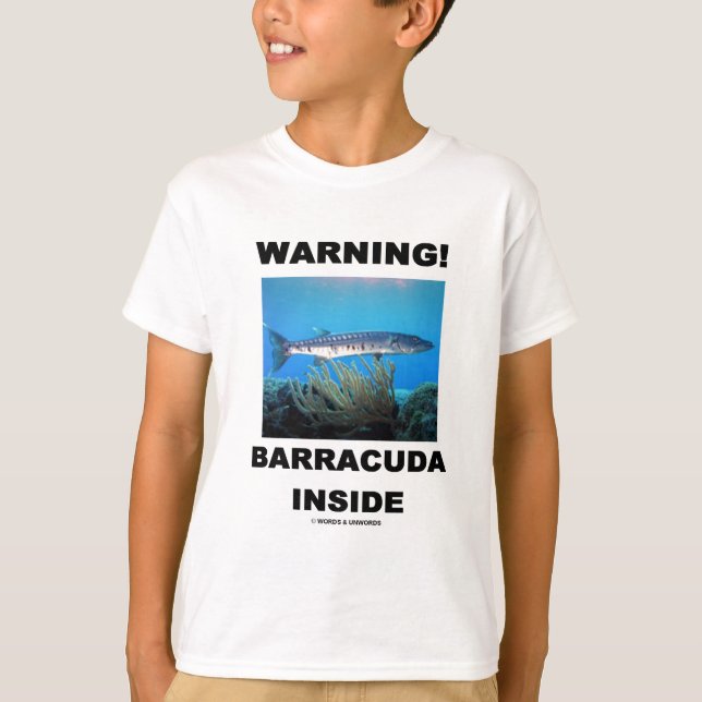 Camiseta ¡Atención! Barracuda adentro (Anverso)