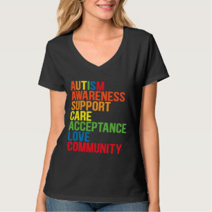Camiseta Atención de ayuda para la sensibilización sobre el