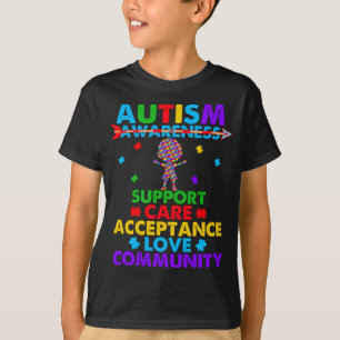 Camiseta Atención de ayuda para la sensibilización sobre el
