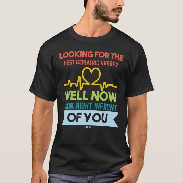 Camiseta Atención de Enfermería para personas de edad avanz (Anverso)