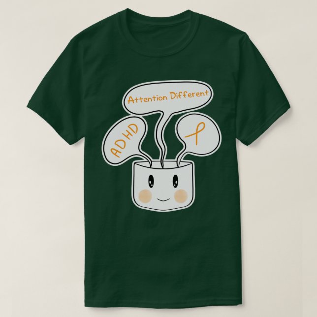 Camiseta Atención diferente al mes de toma de conciencia de (Diseño del anverso)