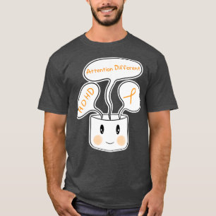 Camiseta Atención: mes de toma de conciencia de TDAH difere