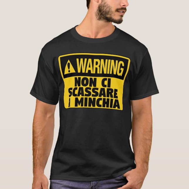 Camiseta ¡Atención! Non Ci Scassare es un chiíta gracioso s (Anverso)